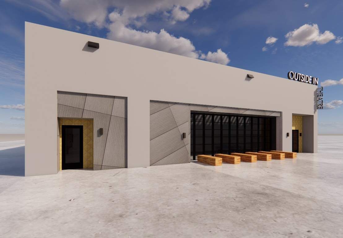 outside in theatre rendering